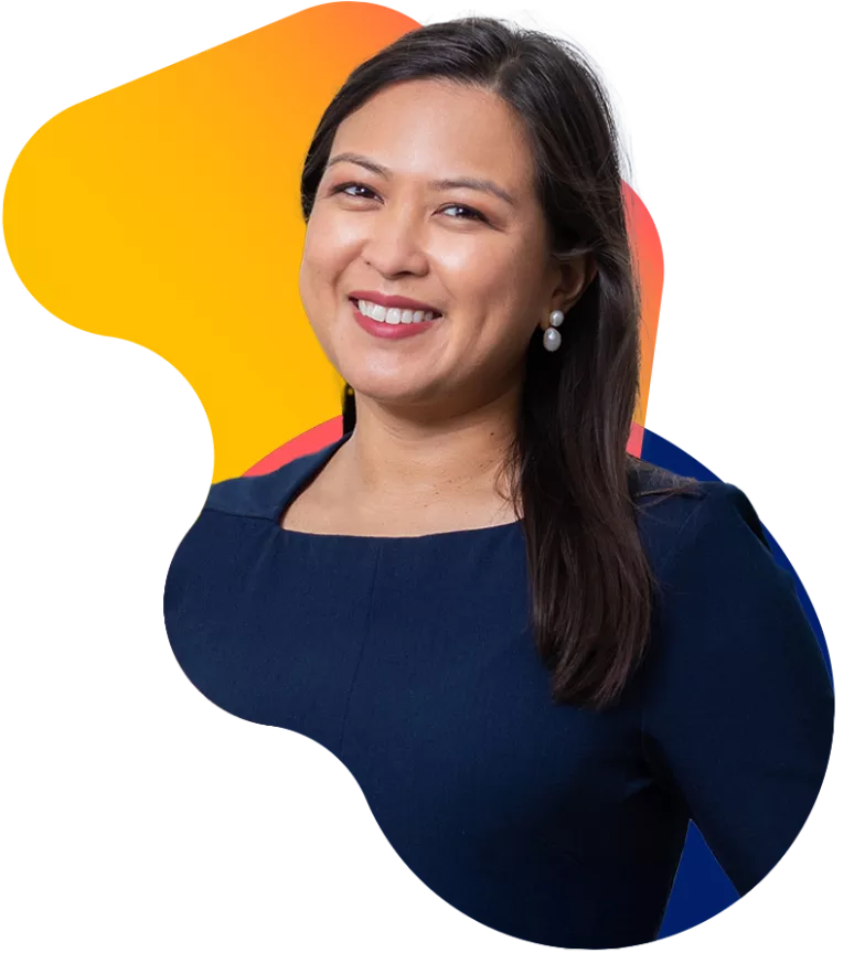 Woman smiling
