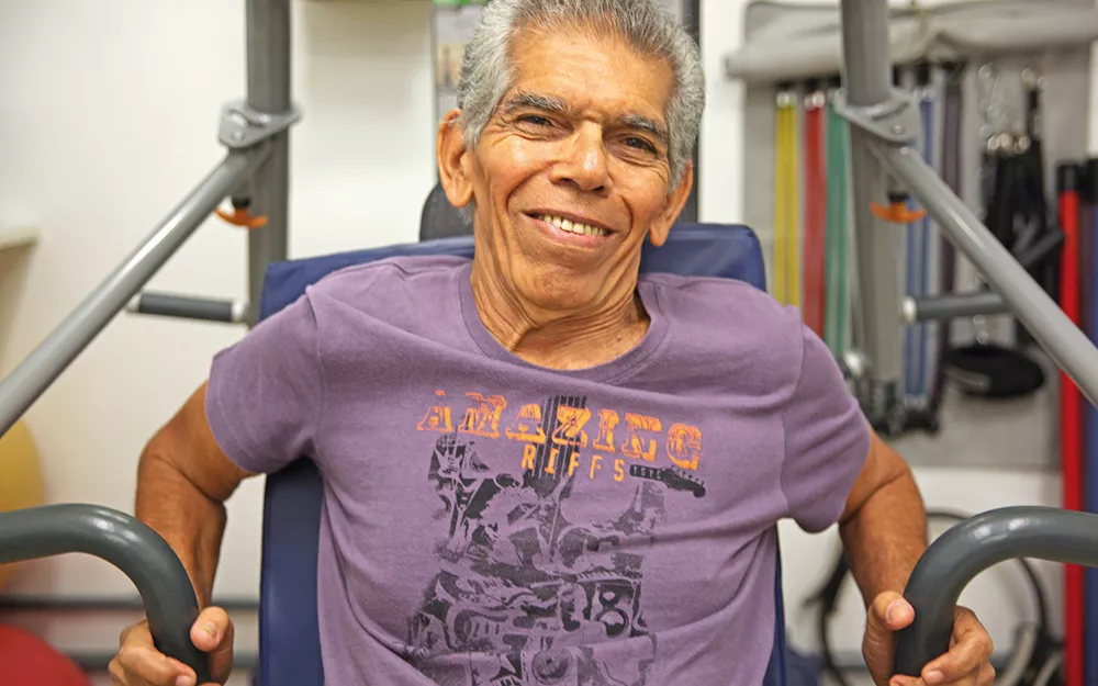 Ricardo Pereira Lopes in the Chagas disease cardiac rehabilitation center Ricardo Pereira Lopes in the Chagas disease cardiac rehabilitation center