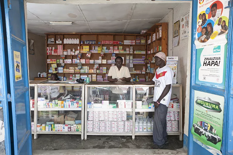 Array of medicines available at a pharmacy in Nairobi, Kenya Array of medicines available at a pharmacy in Nairobi, Kenya