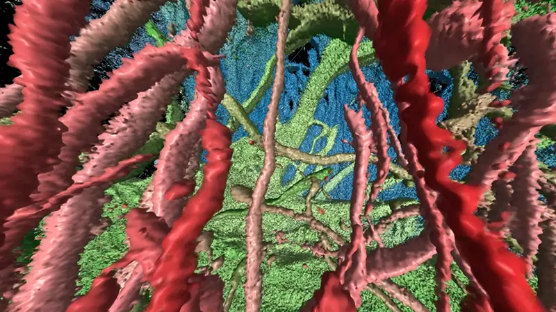 Astrocytes in a brain organoid. Astrocytes in a brain organoid.