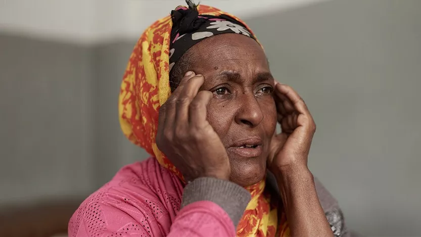 Female patient in Ethiopia Female patient in Ethiopia
