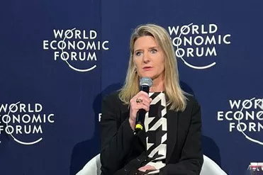 Marie-France Tschudin at WEF Marie-France Tschudin at WEF
