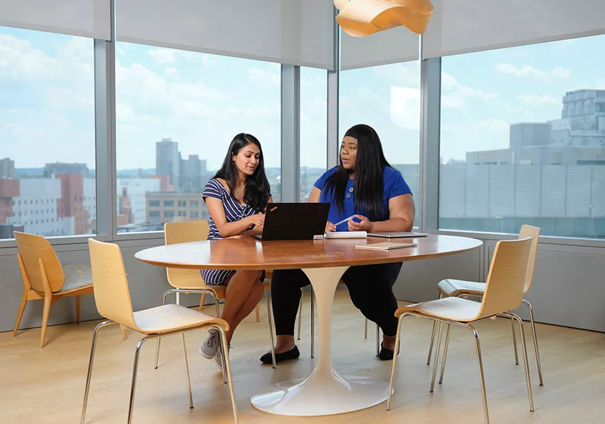 KeAndreya Morrison during her fellowship at Novartis