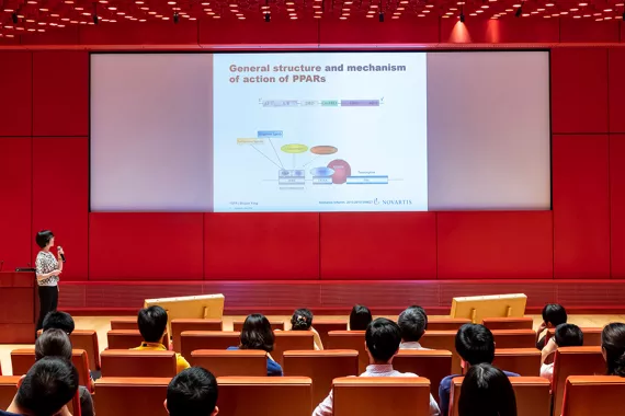 presentation in auditorium presentation in auditorium
