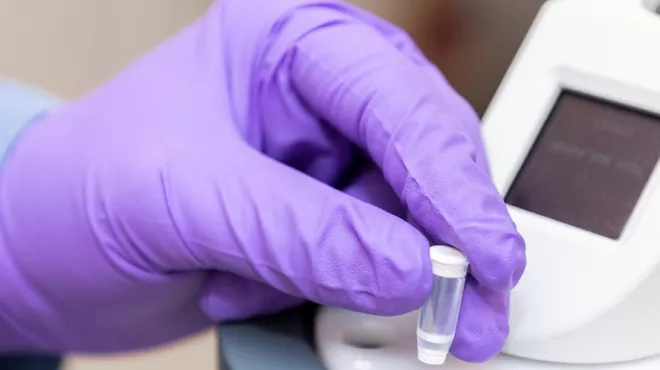 A scientist using Lab2Lab