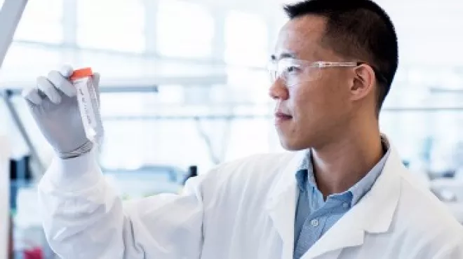 Scientist in lab