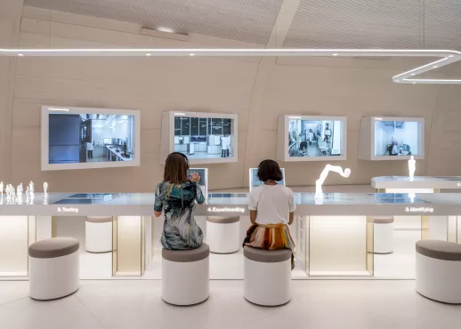 Wonders of Medicine exhibition, from lab to patient, Novartis Pavillon